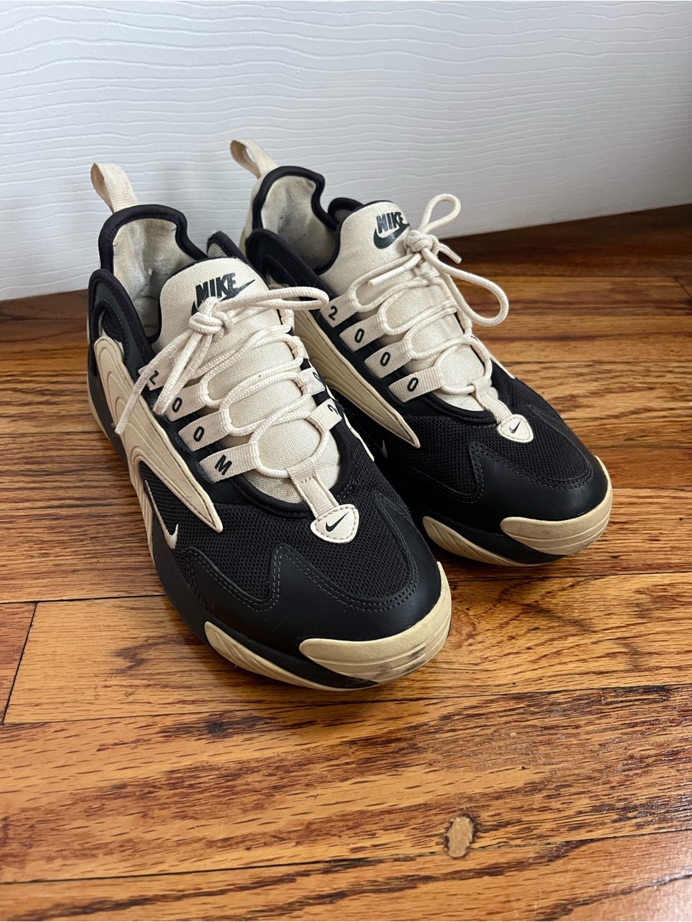 Nike Zoom Black and Cream Sneakers